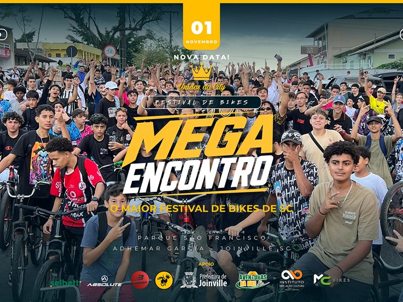 Joinville consolida seu papel no cenário ciclístico com a 3ª edição do Mega Encontro de Bikes de SC